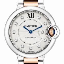 Cartier Ballon Bleu De 33MM WE902044 Two Tone Watch